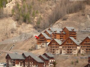 vue sur Balcon Appartement Valloire